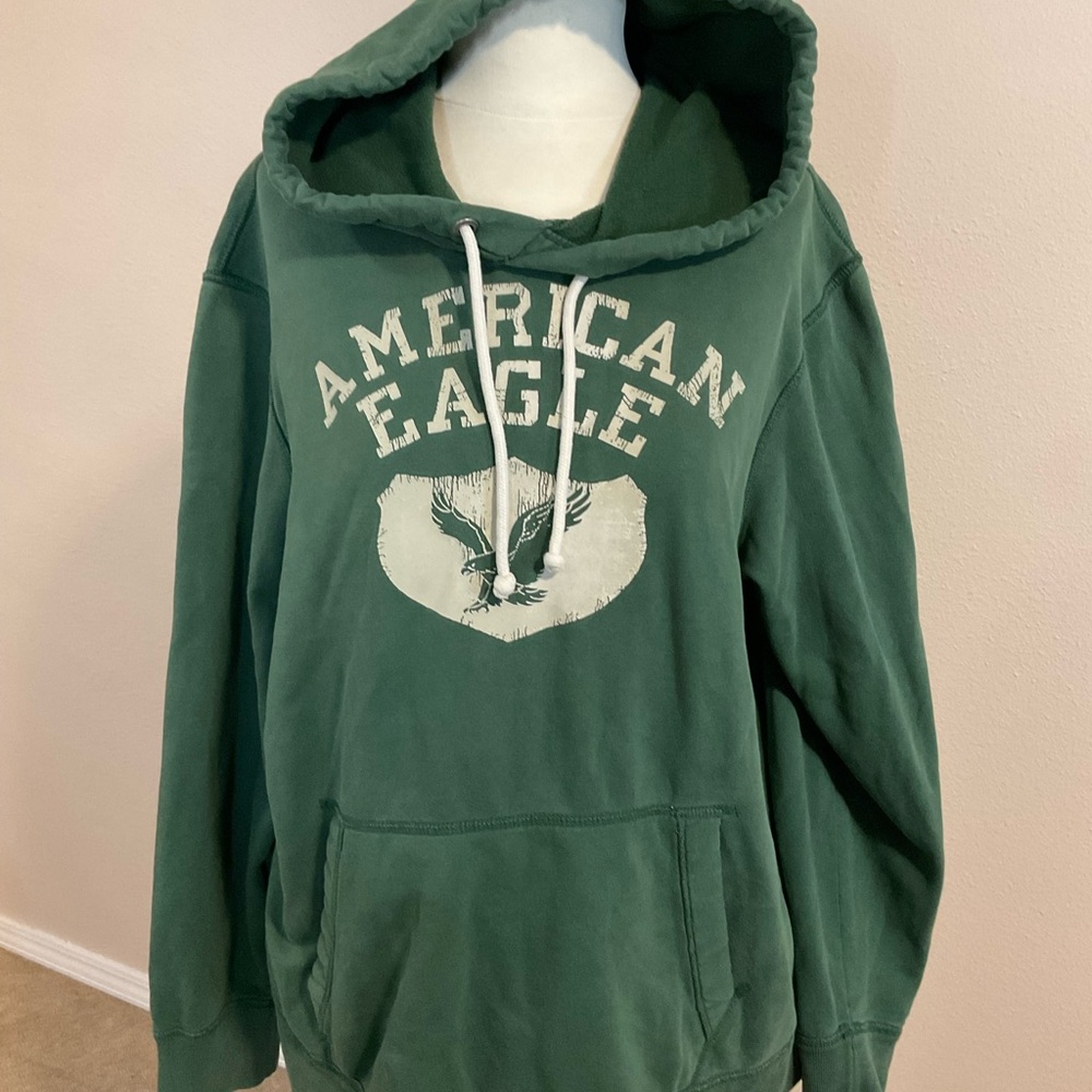 American Eagle Outfitters Forest Green Hoodie